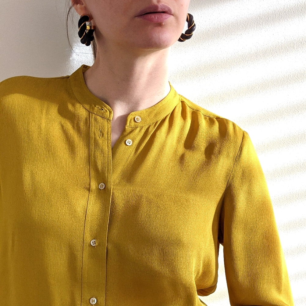 Massimo Dutti Button Up Blouse